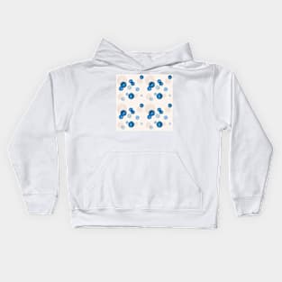 Blue dots Kids Hoodie